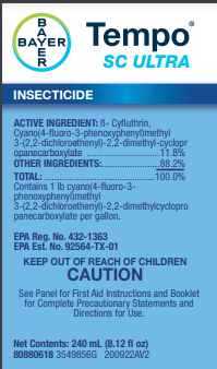 Tempo SC Ultra Insecticide | General Pest Control - 1 liter