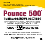 POUNCE 500 EC | Permethrin | Timber and Residual Insecticide 1 liter