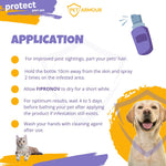 Pet Armour FIPRONOV Fipronil + Novaluron treatment for ticks & fleas (garapata) for dogs and cats