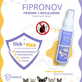 Pet Armour FIPRONOV Fipronil + Novaluron treatment for ticks & fleas (garapata) for dogs and cats