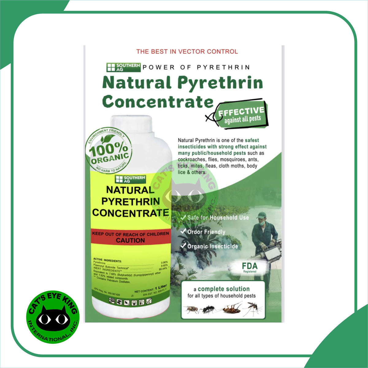 Natural Pyrethrin Concentrate - 1 liter – Pest Control Philippines