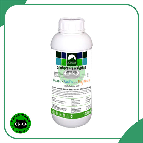 Sanispray  | Ethyl Alchohol + Benzalkonium Chloride - 1 liter