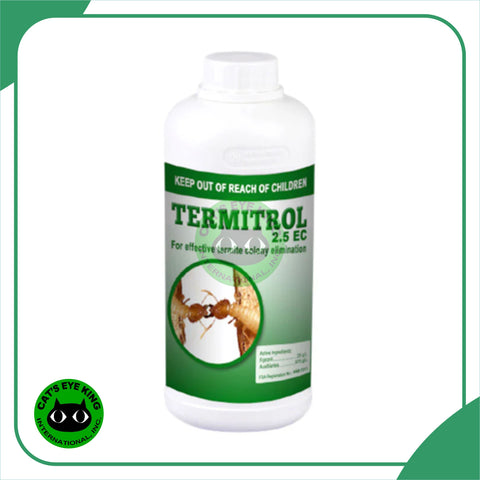 Termitrol 2.5EC - Fipronil - Soil Poisoning (Pre & Post Construction) - 1 Liter