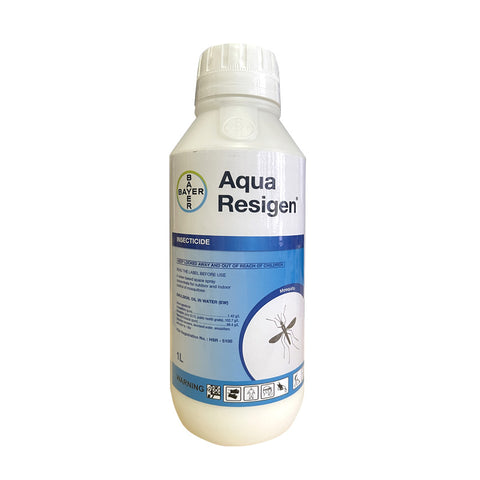Aqua Resigen | S-bioallethrin | Permethrin | Piperonyl Butoxide | Mosquito Control - 1 liter