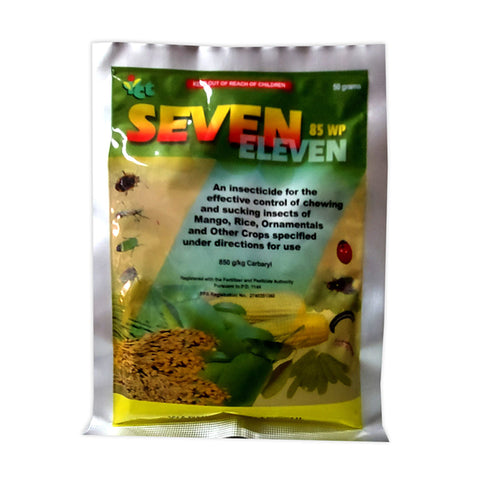 Seven Eleven 85WP - Carbaryl - 1 kilo / 50g