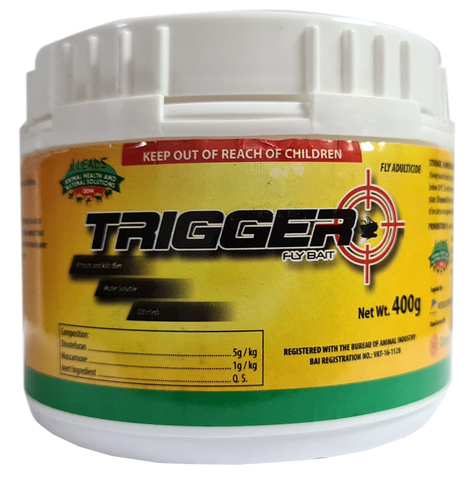 Trigger Fly Bait Dinotefuran + Muscamone Pheromone (Fly Control) - 400g